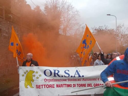 Orsa marittimi “Protesta pacifica a Livorno per il TFR ex dipendenti C.I.N.”