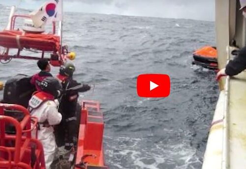 Nave da carico Jin Tian battente bandiera di Hong Kong è affondata al largo del Giappone (video)