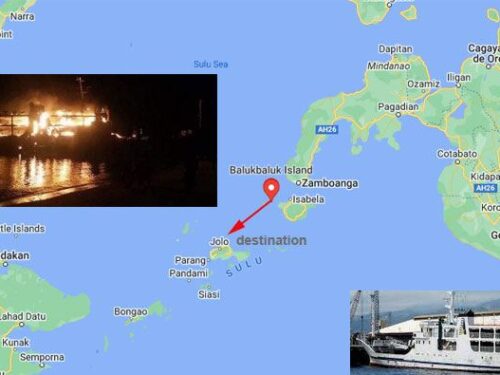 Incendio nave passeggeri, ancora impreciso il numero dei morti nelle Filippine