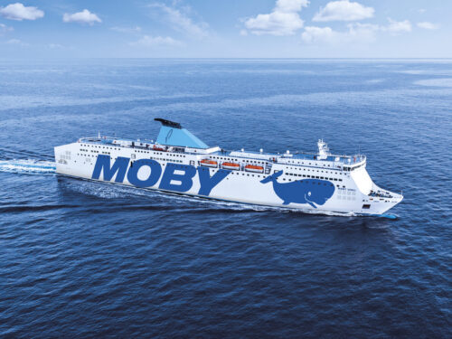 Moby sceglie Kongsberg Maritime per l’aggiornamento della propulsione a risparmio di emissioni su cinque traghetti passeggeri RO-RO