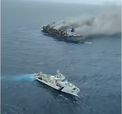 Il Kerala è colpito dal terzo incidente marittimo mentre il tribunale ordina l’arresto della nave MSC